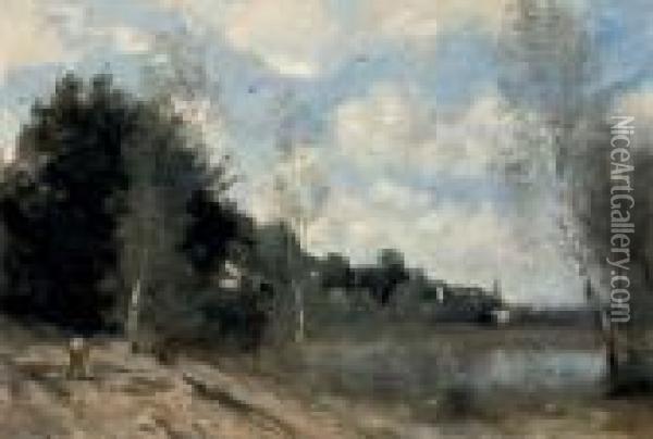 Ville D'avray Oil Painting - Jean-Baptiste-Camille Corot