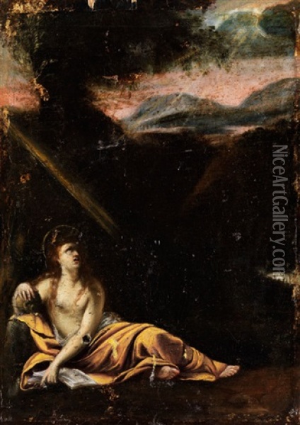 Die Bussende Maria Magdalena Oil Painting -  Scarsellino