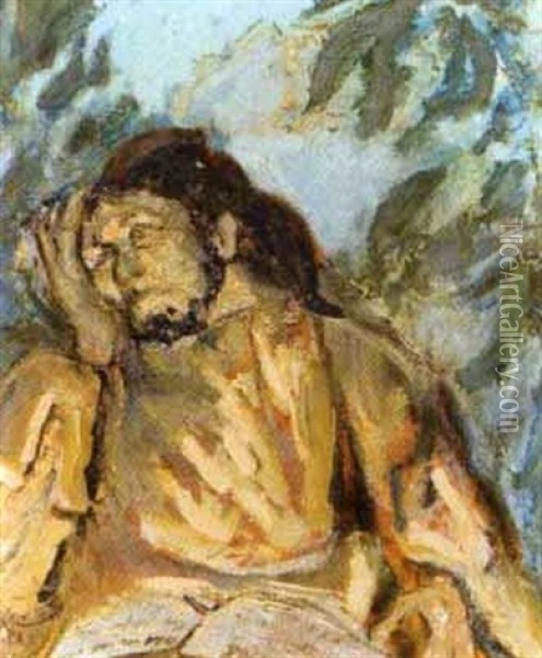 Le Christ Au Jardin Des Oliviers Oil Painting - Max Jacob