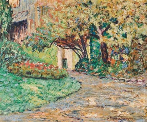 Le Jardin Fleuri Oil Painting - Francis Morton-Johnson