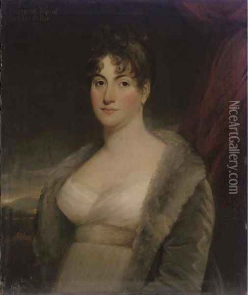 Portrait of Gertrude, wife of Admiral Sir Edward Buller, Bt. of Trenant Park Oil Painting - Sir Henry Raeburn