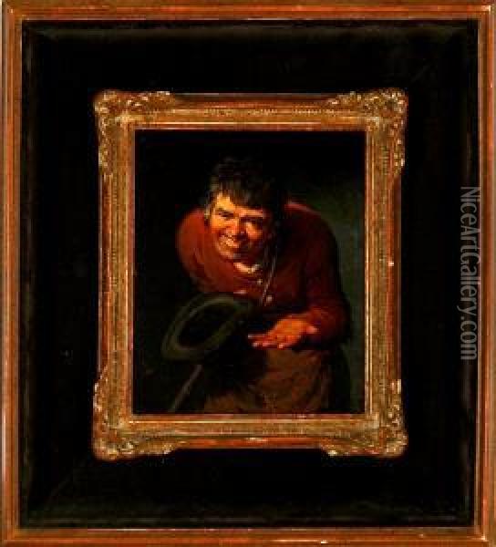 An Elderly Beggar Oil Painting - Francois Verheyden