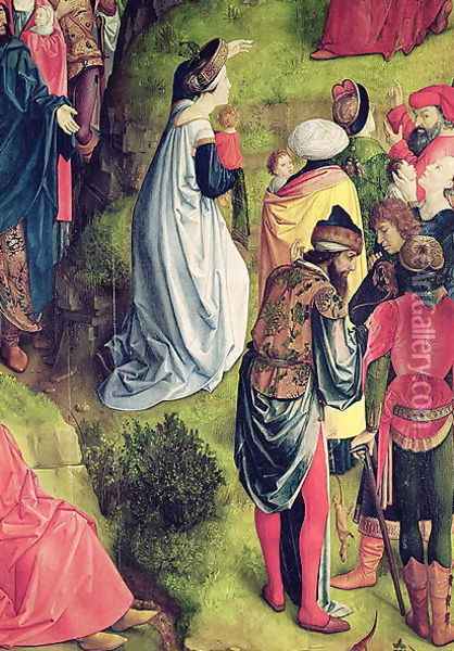 Triptych of the Crucifixion 2 Oil Painting - van Gent (Joos van Wassenhove) Joos