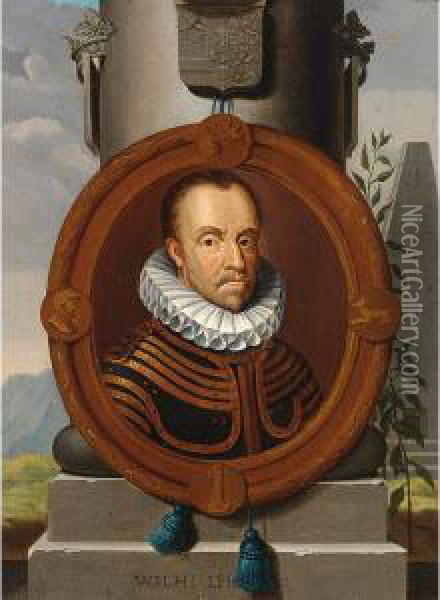 A Portrait Of William I Prince Of Orange (1533-1584) Oil Painting - Adriaen Van Der Werff