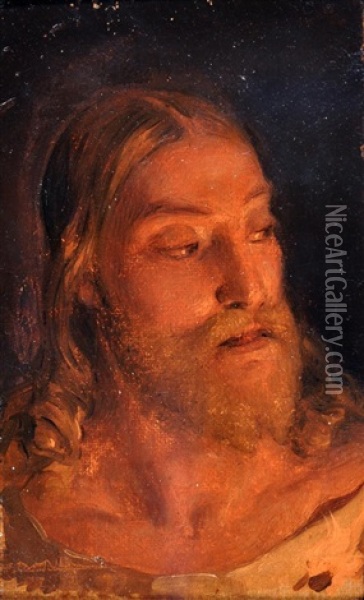 Figura Religiosa Oil Painting - Angelo Inganni