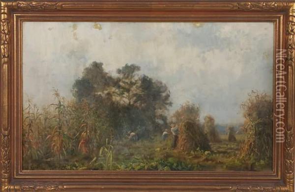 Landscape With Cornstalks, 14