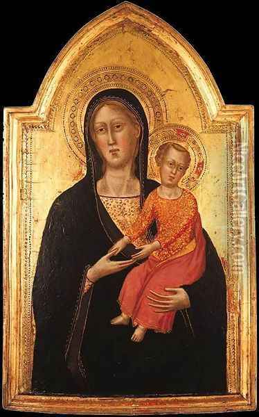 Madonna and Child 1365-70 Oil Painting - Don Silvestro Dei Gherarducci