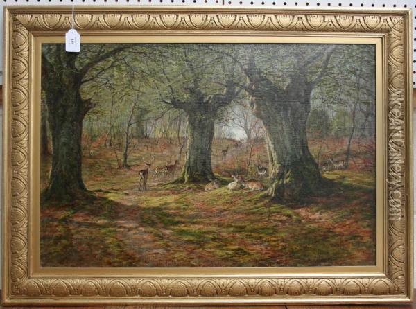 Burnham Oil Painting - William Snr Luker