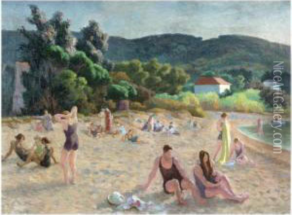 St. Tropez Oil Painting - Roger Eliot Fry