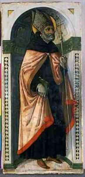 St Augustine Oil Painting - Guidoccio Cozzarelli