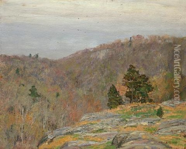 The Awakening Hills Oil Painting - Allen Butler Talcott