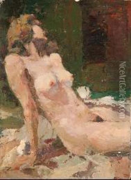 Nudo Oil Painting - Edgardo Curcio