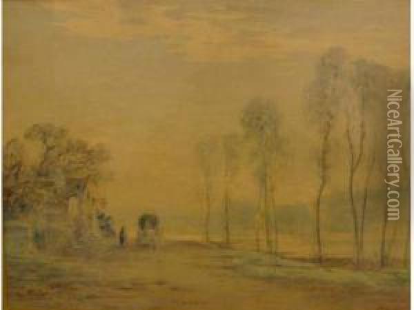 La Traversee Oil Painting - Henri Louis Foreau