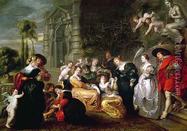 The Garden of Love Oil Painting - Peter Paul Rubens