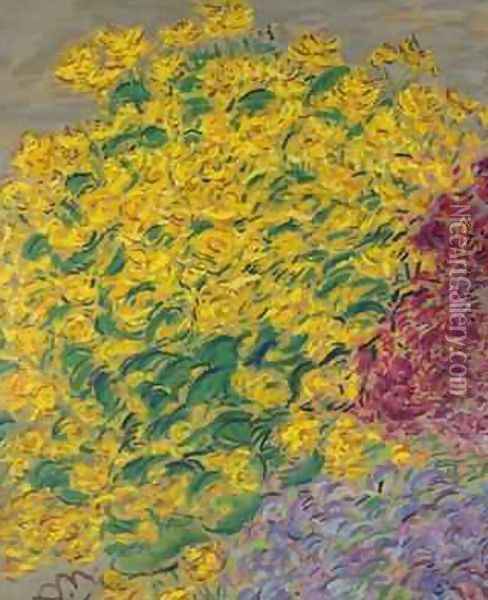 Flowers Oil Painting - Anna de Noailles