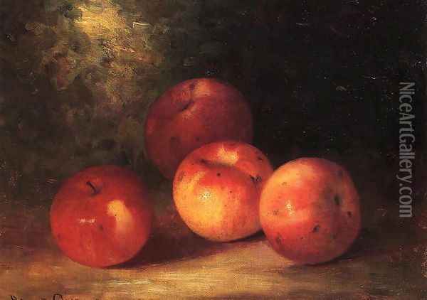 Still Life with Apples Oil Painting - Bryant Chapin
