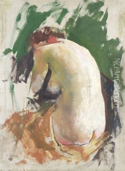 A Nude Oil Painting - Charles Webster Hawthorne
