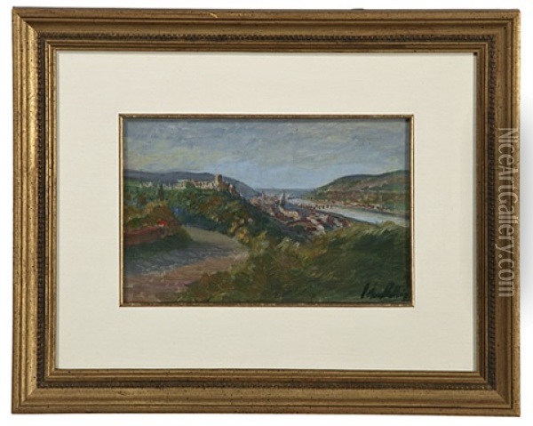 River Scene Oil Painting - John Rettig