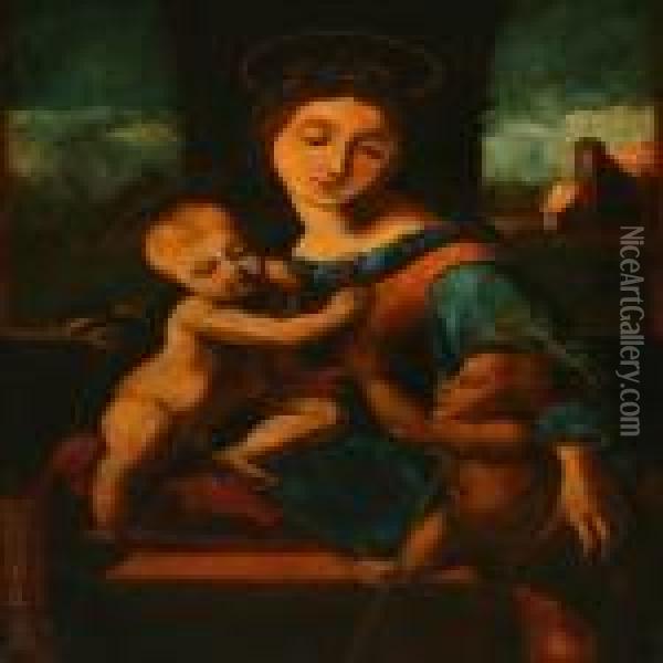 Aldobrandini Madonna (garvagh Madonna) Oil Painting - Raphael (Raffaello Sanzio of Urbino)
