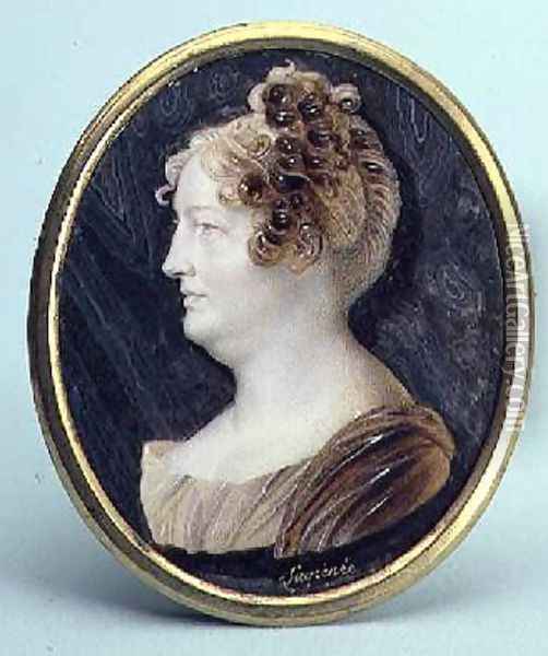 Portrait of Maria Alekseyevna Naryshkina Oil Painting - Anthelme Francois Lagrenee