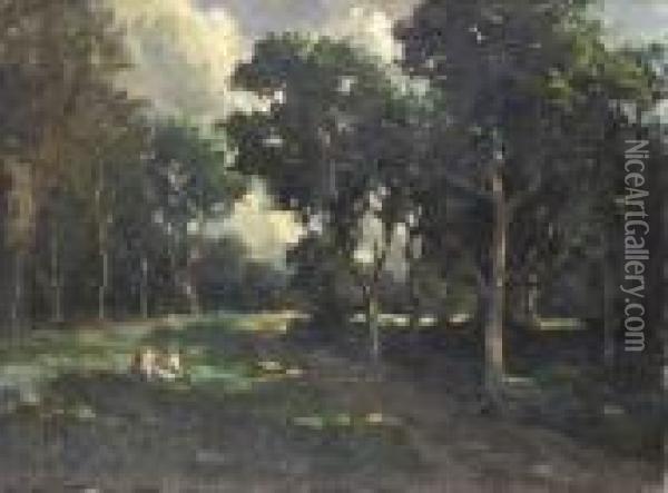 Picnic In The Woods Oil Painting - James Humbert Craig