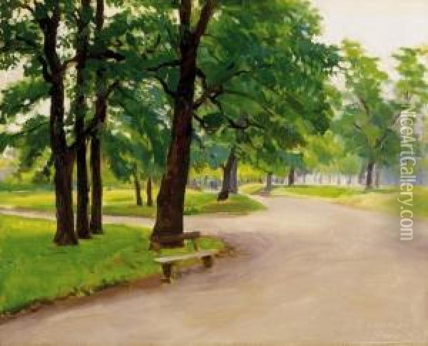 Grove In Nagybanya Oil Painting - Valer Ferenczy