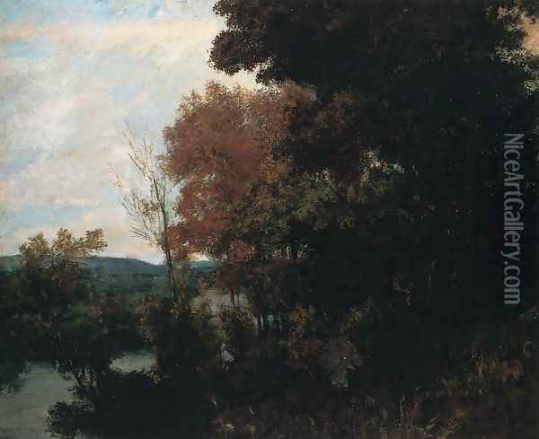 The Forest Edge Oil Painting - Gustave Courbet
