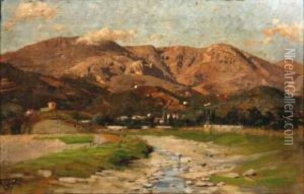 Paysage De Montagnes Oil Painting - Charles Sprague Pearce