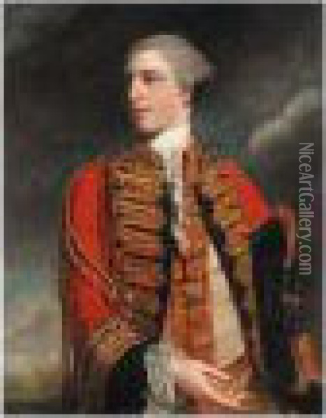 Portrait Of Charles Fitzroy, 1st Baron Southampton (1737-1797) Oil Painting - Sir Joshua Reynolds
