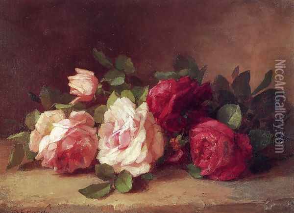 Roses Oil Painting - Anna Eliza Hardy