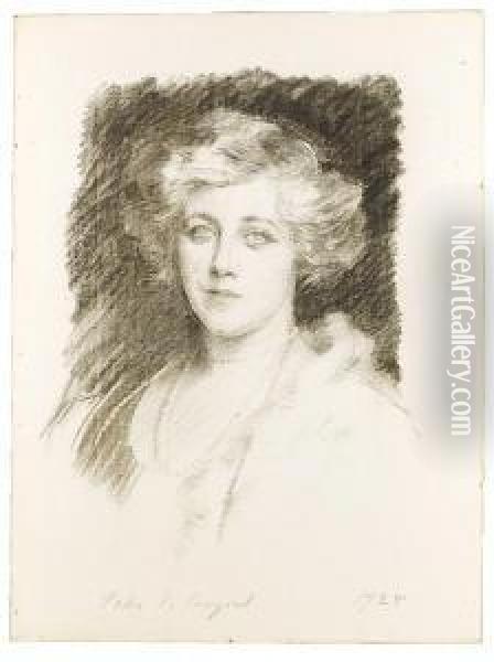 Mrs. James Cecil Oil Painting - John Singer Sargent