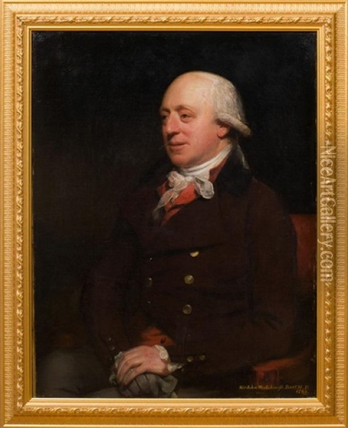 Portrait Of Sir John Wodehouse Oil Painting - Sir William Beechey