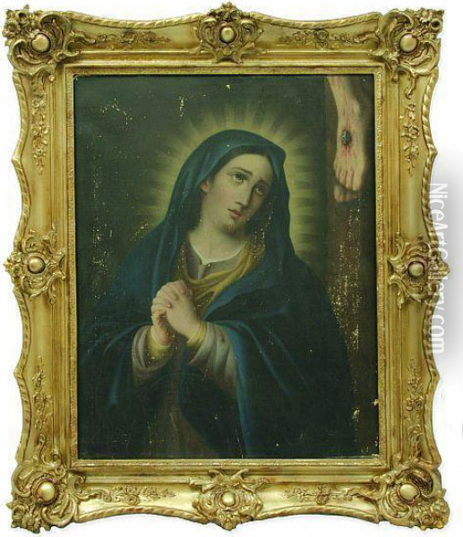 Virgen De La Soledad 
Mexico Oil Painting - L. Campos