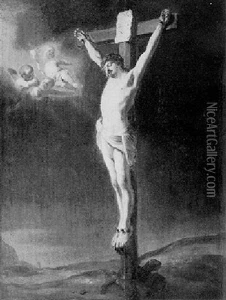 The Crucifixion Oil Painting - Pieter Fransz de Grebber