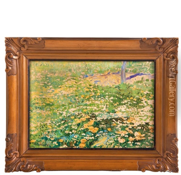 Blooming Meadow Oil Painting - Alois Kalvoda