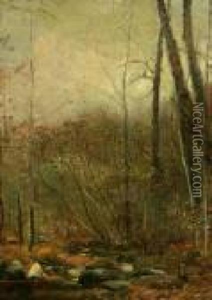 In The Clearing Oil Painting - John Francis Murphy