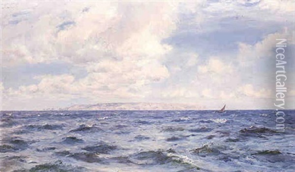In Sight Of Sark Oil Painting - Henry Moore