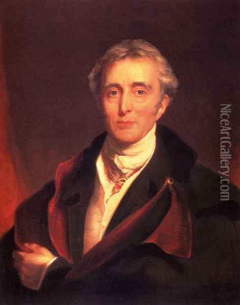 Portrait Of The Duke Of Wellington Oil Painting - Sir Thomas Lawrence