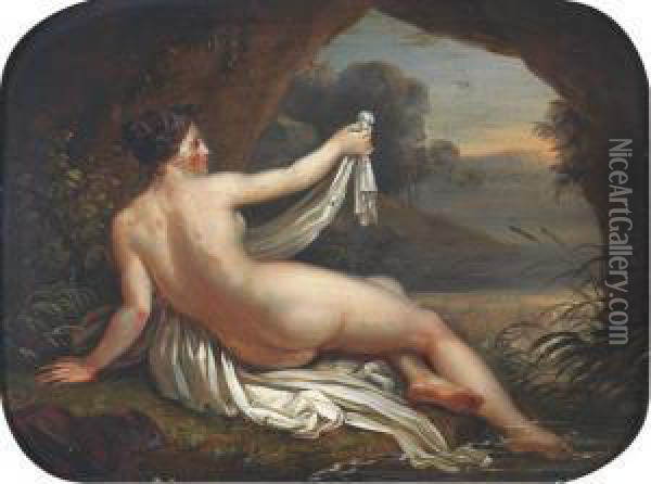 Badende Venus Oil Painting - Jacques Antoine Vallin