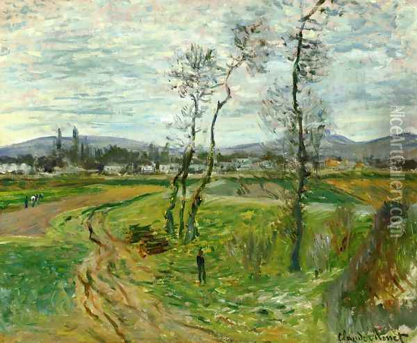 A Field At Gennevilliers Oil Painting - Claude Oscar Monet