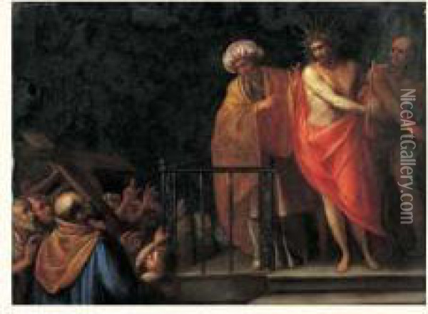 Ecce Homo Oil Painting - Pasquale Ottino