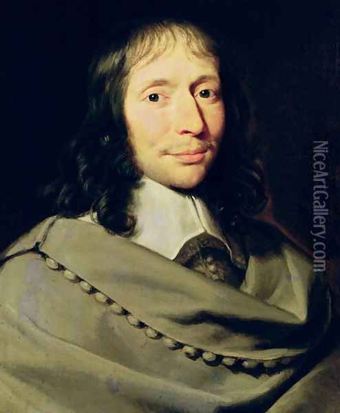 Blaise Pascal (1623-62) Oil Painting - Philippe de Champaigne