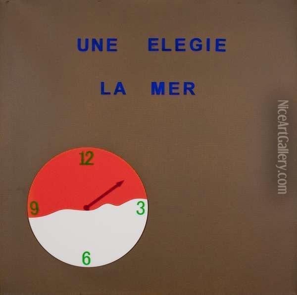 Une Elegie La Mer Oil Painting - Pierre Garnier