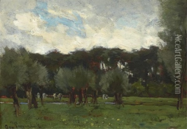 Landscape Oil Painting - Geo Poggenbeek