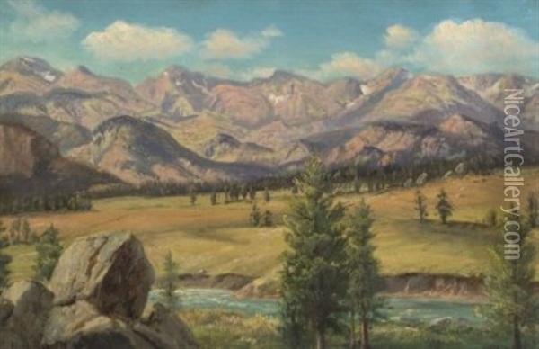 Rocky Mountains Oil Painting - Henry Howard Bagg