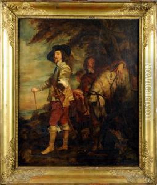 Charles Ier Oil Painting - Jacobus Van Dyck