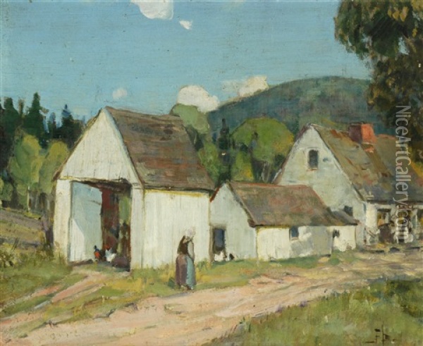 Kazabazua, Quebec Oil Painting - Peleg Franklin Brownell