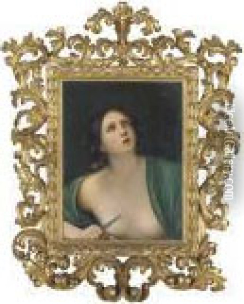 Lucretia Oil Painting - Guido Reni