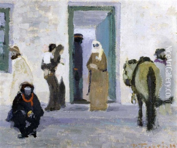 House Of The Witch Doctor Oil Painting - Pedro Figari