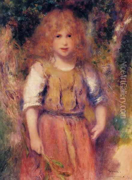 Gypsy Girl 1 Oil Painting - Pierre Auguste Renoir
